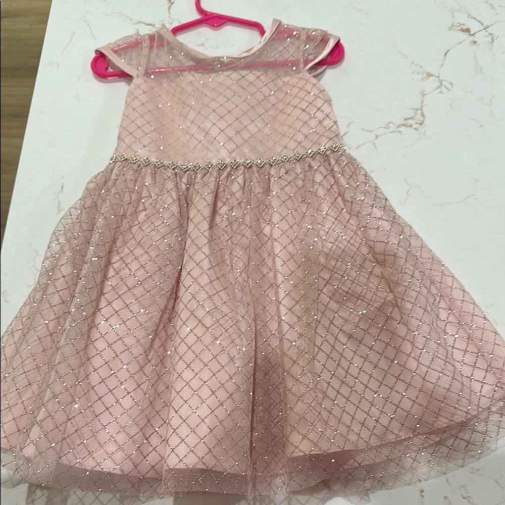 Sparkling Pink Tulle Dress